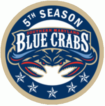 Southern Maryland Blue Crabs 2012 Anniversary Logo iron on transfers for T-shirts